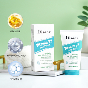 Disaar Vitamine B5 Nettoyant <span class=keywords><strong>Visage</strong></span> Nettoyant <span class=keywords><strong>Visage</strong></span> Vitamine E Acide Hyaluronique Apaisant Hydratant <span class=keywords><strong>Gel</strong></span> Nettoyant <span class=keywords><strong>Visage</strong></span> pour <span class=keywords><strong>Peau</strong></span> Sèche - Product Image 4