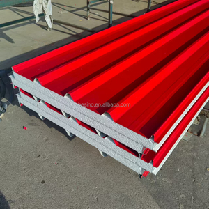 Panel Sándwich de Espuma <span class=keywords><strong>para</strong></span> Aislamiento de <span class=keywords><strong>Paredes</strong></span> y Techos, Panel Sándwich de Pared de Poliuretano Expandido (PU) - Product Image 2