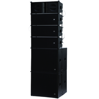 Système Line Array 8+4, ensemble complet, double enceinte Line Array 8 pouces avec subwoofer 18 pouces, système PA actif personnalisé pour concert
