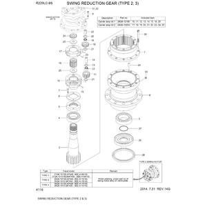 Placa de Bloqueo de Acero Inoxidable 39Q6-42150 Personalizada de Fábrica China para R210LC-9S R220LC-9S - Product Image 3