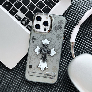 Cover per <span class=keywords><strong>iPhone</strong></span> 17 Air, Custodia Cromata <span class=keywords><strong>Viola</strong></span> Trendy con Croce, Accessori Elettronici, Compatibile con <span class=keywords><strong>iPhone</strong></span> 16 15 Pro Max, Custodia a <span class=keywords><strong>Cuore</strong></span> per <span class=keywords><strong>iPhone</strong></span> 13 14 Plus - Product Image 4