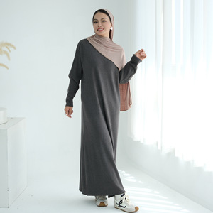 2025 nouvelle gloire dubaï <span class=keywords><strong>turquie</strong></span> automne et hiver robe tricotée sans foulard - Product Image 4