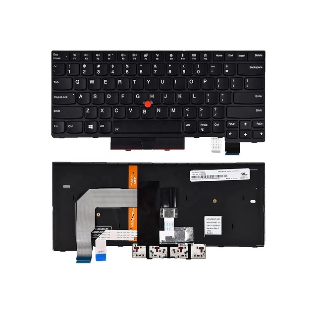 Wholesale Keyboard for Lenovo Thinkpad T470 T480 A475 A485 US Backlight Laptop Keyboard 01AX569 01AX487 SN20L72890