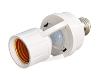 运动感应灯座 E27 PIR 传感器开关塑料灯座，适用于智能照明解决方案