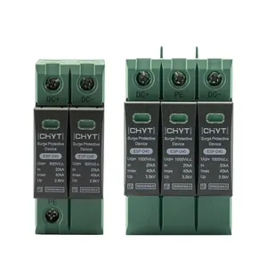 Class C 20KA-40KA Uc 1000V 3p Surge Protector Lightning Arrestor Transient Voltage Power Surge Suppressor