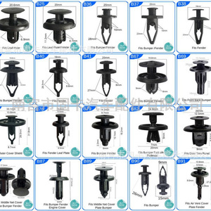 Fixations, rivets et clips en plastique pour Honda, Toyota, Nissan, Ford – Pièces de rechange pour réparation de panneaux de porte et garnitures de pare-chocs - Product Image 5