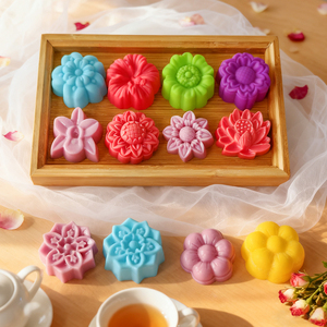 <span class=keywords><strong>Moules</strong></span> à gâteau en silicone en forme de fleur de 5 cm, <span class=keywords><strong>moules</strong></span> à muffins, <span class=keywords><strong>moules</strong></span> à cupcakes, <span class=keywords><strong>moules</strong></span> à pudding, outils de pâtisserie DIY - Product Image 3