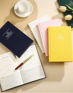 Agenda Giornaliera di Gratitudine 2027, Planner con Copertina in Lino, Quaderno per Pianificazione - Product Image 2