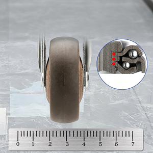 Ruedas para Muebles con Freno de Bloqueo de un Solo Paso, Antideslizantes, Posición Segura, Ruedas para Muebles de Alta Resistencia con Freno - Product Image 5