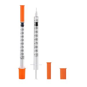 Seringue d'alimentation, seringues jetables de 1 ml, 0,5 ml, 0,3 ml, seringue à insuline avec aiguille 29G/30G/31G/32G, utilisable pour les animaux - Product Image 2