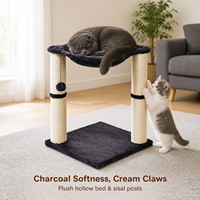 Arbre à chat personnalisé pour usine à petit impact environnemental, Condo pour chat, Tour pour chat, Planche à gratter multicolore pour animaux de compagnie, Jouet