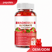 Gummies de glycinate de magnésium OEM sans sucre pour le soulagement du stress, le sommeil réparateur et la santé musculaire – Complément alimentaire en vrac pour adultes