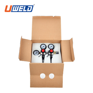 UWELD 2023 vendite calde CGA320 regolatore di birra <span class=keywords><strong>CO2</strong></span> a doppio calibro con valvola di sfiato barile di birra domestico - Product Image 6