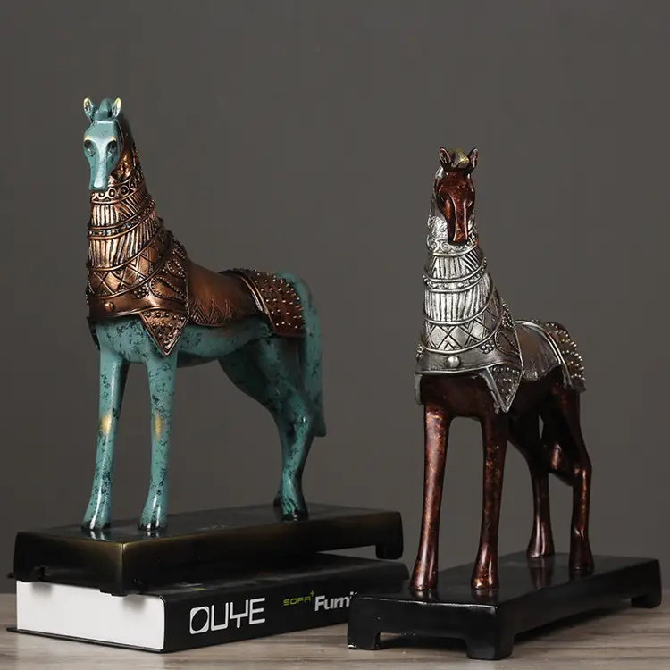 Business Geschenk Pferd Ornament Wohnkultur Arabischen Pferd Decor Harz Pferd Figuren