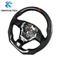 Volant en fibre de carbone chauffant à LED forgé amélioré pour Mazda Speed 3 6 CX4 CX5 CX8 CX9 MX5 CX30 CX50 CX90 2019 2020