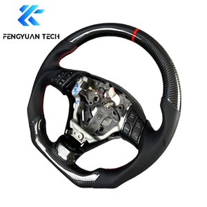 Volante Deportivo de Fibra de Carbono con Calefacción LED Forjado de Alta Gama para <span class=keywords><strong>Mazda</strong></span> Speed <span class=keywords><strong>3</strong></span> 6 CX4 CX5 CX8 CX9 <span class=keywords><strong>MX5</strong></span> CX30 CX50 CX90 <span class=keywords><strong>2019</strong></span> 2020 - Product Image 3