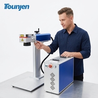 Machine de marquage laser UV Tounjen 3W 5W 10W 355nm, source JPT, refroidissement par eau, CNC, haute précision, pour verre, plastique, PCB