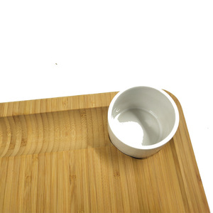 Tabla de pan, bandeja para pizza, bandeja cuadrada para bistec, tabla de cortar para hornear, tabla de queso de madera o bambú - Product Image 4
