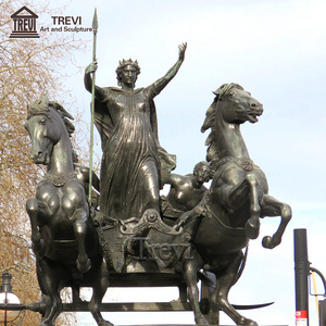 <span class=keywords><strong>Escultura</strong></span> <span class=keywords><strong>Griega</strong></span> Clásica de Bronce de un <span class=keywords><strong>Hombre</strong></span> en Carro y Caballo, Técnica de Fundición - Product Image 4