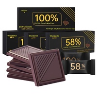 Chocolat noir premium 100% pur 100g |   Sans sucre, compatible Keto et végétalien |   Collation saine et protéinée au beurre de cacao pour le fitness