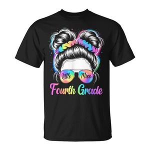 Camiseta Little Miss Fourth Grade, camiseta para niños de cuarto grado, equipo de regreso a la escuela - Product Image 1