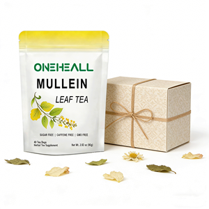 Bolsitas de Té de Hoja de Gordolobo Orgánico con Logotipo Personalizado, Bolsitas de Té Herbal Sin Cafeína para la Limpieza de los Pulmones y el Apoyo Respiratorio - Product Image 4