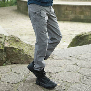 Pantaloni da Uomo in Tessuto di Bambù Taglia Grande, Comodi e Resistenti, Stile Cargo, Sportivi, Tattici, Larghi - Product Image 3