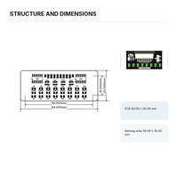 Module de capteur de suivi de ligne infrarouge 8 canaux avec sortie TTL réglable pour voiture robot, suiveur de ligne noire Arduino