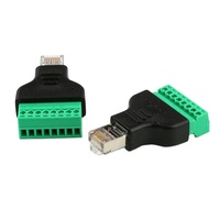 Adaptateur de borne à vis RJ45 mâle vers 8 broches RJ45 mâle, accessoires de vidéosurveillance, neuf, original, SHIJI CHAOYUE