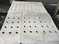Dalles de pierre de granit naturel à haute dureté pour gouttières, fossés et drains, personnalisables