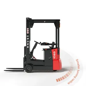 Hochtechnik-Mini-Forklift 1T2T3T Wechselstrommotorantrieb Elektrisch Antrieb 2,5 M Aufzugshöhe 1150 mm Gabeln sitzender Fahrer