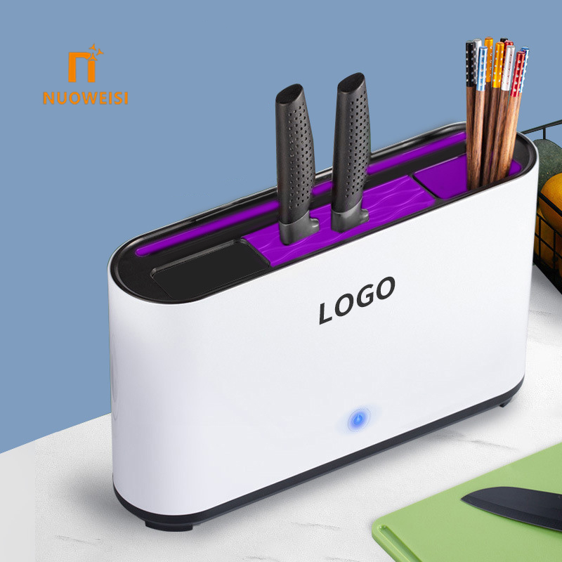 Hot Sell Mini All In One Home Commercial Stainless Steel Knives Block Chopping Board Sterilizer