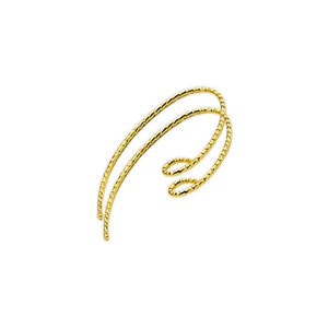 <b>Chain</b> Ear Hooks Gold Silver Plated <b>Copper</b> For Earring Making Jewelry Findings - Product Image 4