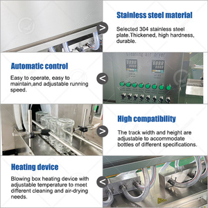 OCEAN Automatic Glass Water <b>Jar</b> Wash Sterilization Machine Cans Milk Bottle Cleaning Line - Product Image 4
