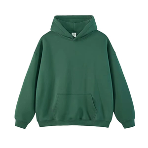 Sweat-shirts à capuche vierges pour hommes, imprimés en relief, en coton épais 100%, style streetwear, pour la personnalisation de vêtements et de survêtements - Product Image 1