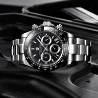 Montre PAGANI DESIGN 1644, nouvelle montre chronographe sport à quartz, étanche, miroir en acrylique écologique, pour homme, TMI VK63, plongée