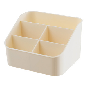 Cosmetic Storage Box Plastic <b>Desk</b> Organizer With Dividers For Makeup Skincare Student <b>Desk</b> Home Office Use - Product Image 5