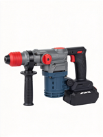 Marteau perforateur rotatif sans fil sans balais, batterie lithium, perceuse électrique 26 mm, 3 fonctions (perçage, poinçonnage, sculpture), outil électrique OEM