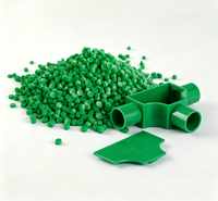 Granulés de PVC rigide vert spécialement formulés pour les conduites électriques industrielles résistantes aux acides
