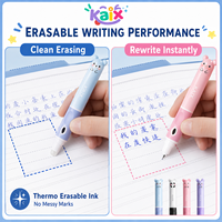 Stylo plume effaçable à pointe rétractable KAIX, vente en gros, avec cartouche d'encre remplaçable, idéal pour l'écriture scolaire des étudiants