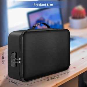 Bolsa Organizadora de Archivos de Nailon Resistente al Fuego y al Agua, Estuche para Laptop, Certificados, Documentos y Pasaportes - Product Image 2