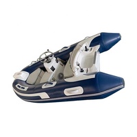Artsu — Mini côtelette gonflable en fibre de verre, 10 pieds, presse-étoupe/PVC Semi rigide, pour bateau à air