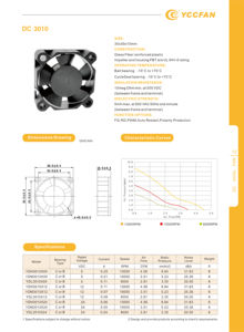 مبرد مروحة صغير 30x30x30x1 عالي الأداء ، مبرد مروحة صغير - Product Image 6