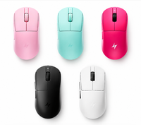 ATK A9 Mini/Mini+ Mouse Gaming Nirkabel PAW3955 Master 50000 DPI 39g Ultralight 8K Hz Mikroswitch Optik Ergonomis untuk FPS