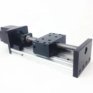 GX80 SFU1605-100mm ball screw 57*56 57 stepper motor Linear guide rail Actuator System Linear Module