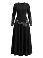 Nouvelle Arrivée Direct Usine Robe d'Été Écologique Respirante Tendance Taille Naturelle Jupe Asymétrique Élégante