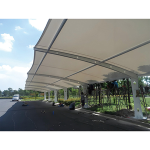 Tettoia per Auto ODM OEM Impermeabile Anti-UV con Struttura a Membrana, Resistente al Vento, per Stazioni degli Autobus e Aree di Parcheggio Comunitarie - Product Image 3