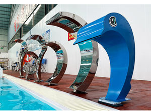 Accessoires pour <span class=keywords><strong>piscine</strong></span> <span class=keywords><strong>hors</strong></span> <span class=keywords><strong>sol</strong></span> en acier inoxydable 304, <span class=keywords><strong>rideau</strong></span> d'eau en cascade en acier inoxydable, décoration de spa et de fontaine de jardin - Product Image 3