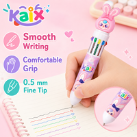 KAIX Stylos Gel Multicolores Personnalisables avec Logo, 10 Couleurs, Embouts en PVC Souple, Idéaux pour les Récompenses Scolaires (Vente en Gros)