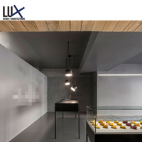 Table de présentation alimentaire en verre transparent sur mesure, vitrine à pain en bois, mobilier de présentation pour boulangerie